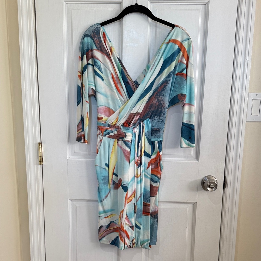 Catherine Malandrino Multicolor Wrap Dress